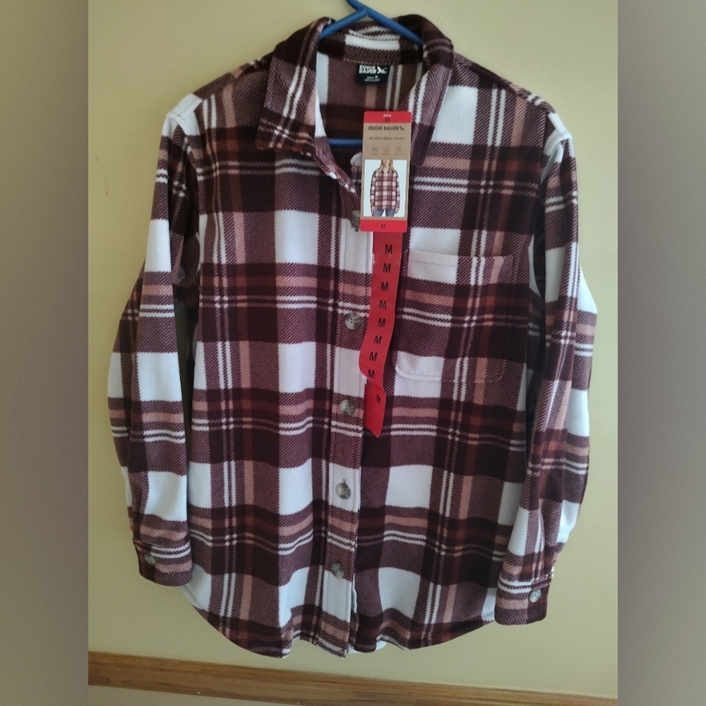NWT- Eddie Bauer Micro fleece Shirt